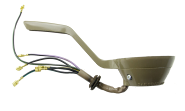 Turn signal switch sandstone colored Beetle: standard models 8.1960 until 1961 (VIN 3 856 471) export models 8.1960 until 8.1961